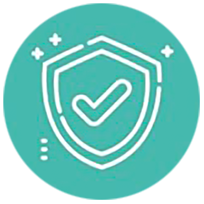 Shield icon representing the inner protective sleeve of the Pyramid Pillow